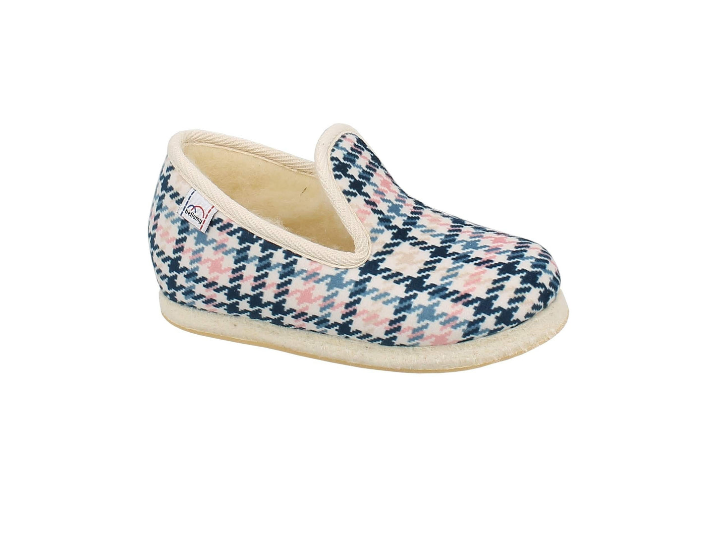 Chaussons BELLAMY ANGEL Ecossais Marine Chaussons