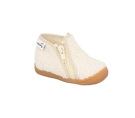 Chaussons BELLAMY PILI bouclette Ivoire Chaussons