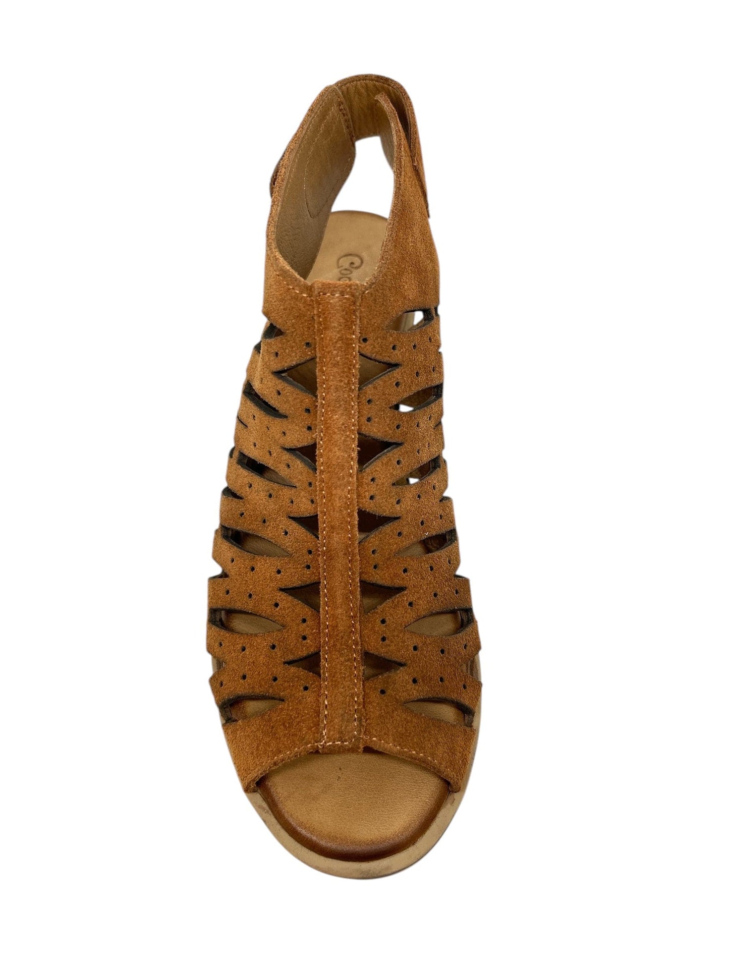 Sandales / Nu Pieds adulte COCO ET ABRICOT MAINCY Camel Sandales Nu Pieds