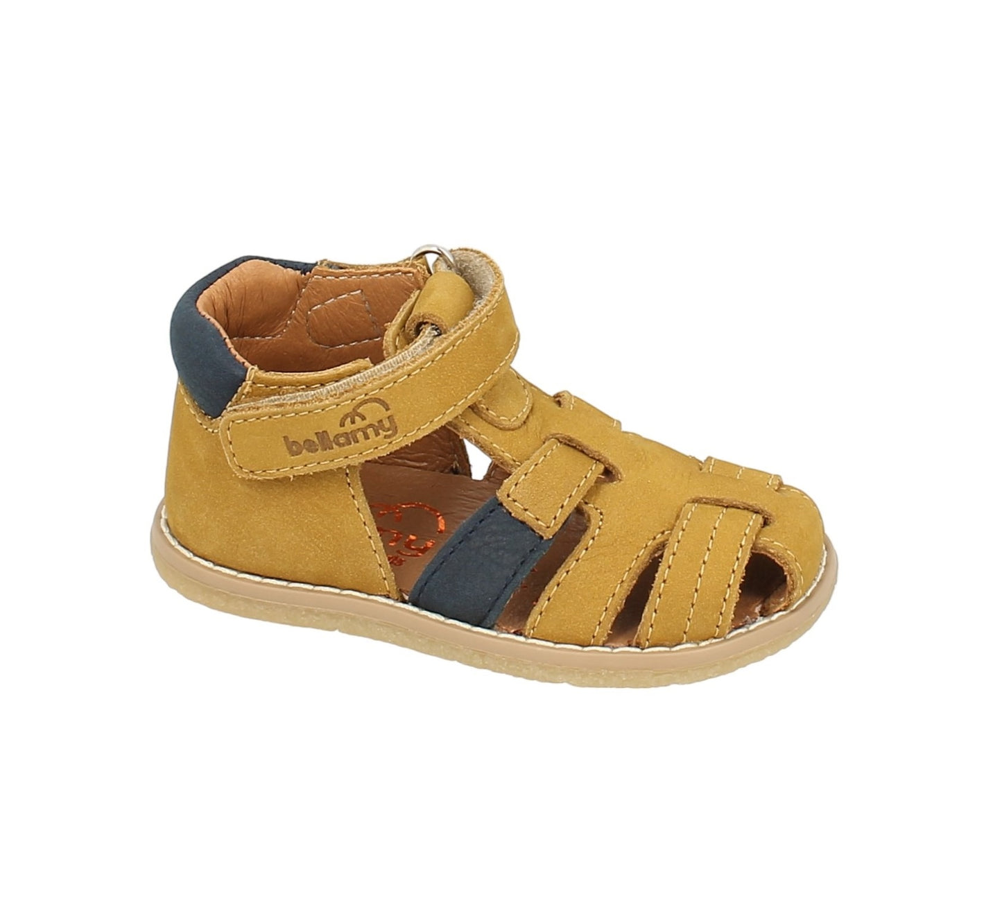 BELLAMY CLOVIS Moutarde Sandales Nu Pieds