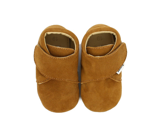 Chaussons BELLAMY TAC Velours Camel Chaussons