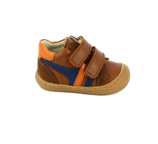 Chaussures Basses/Baskets/Sneakers BELLAMY LOUISON Marron Bleu Chaussures Premiers Pas
