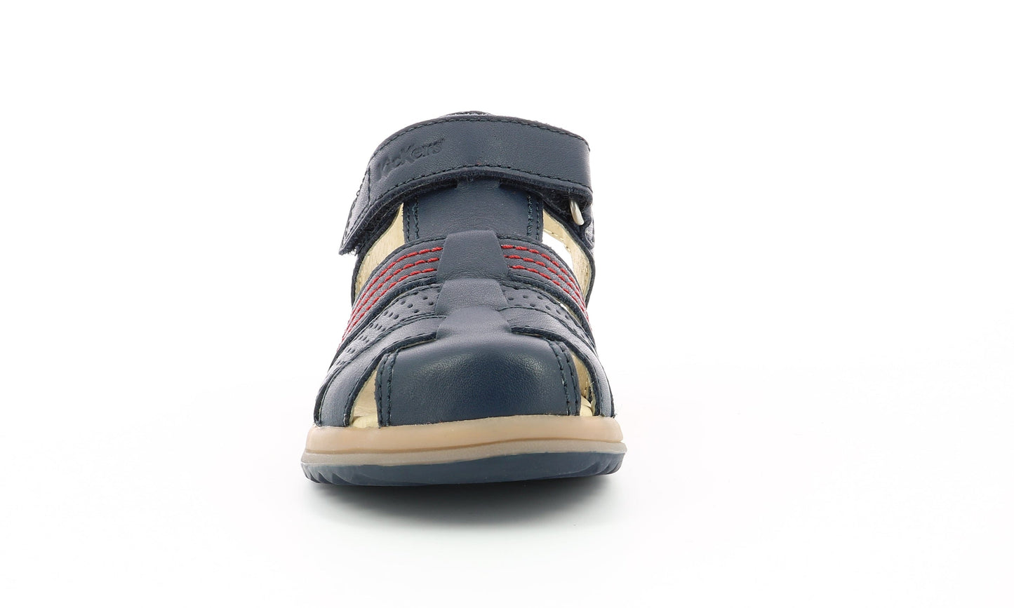 Sandales / Nu Pieds adulte KICKERS PLATINIUM marine Sandales Nu Pieds adulte