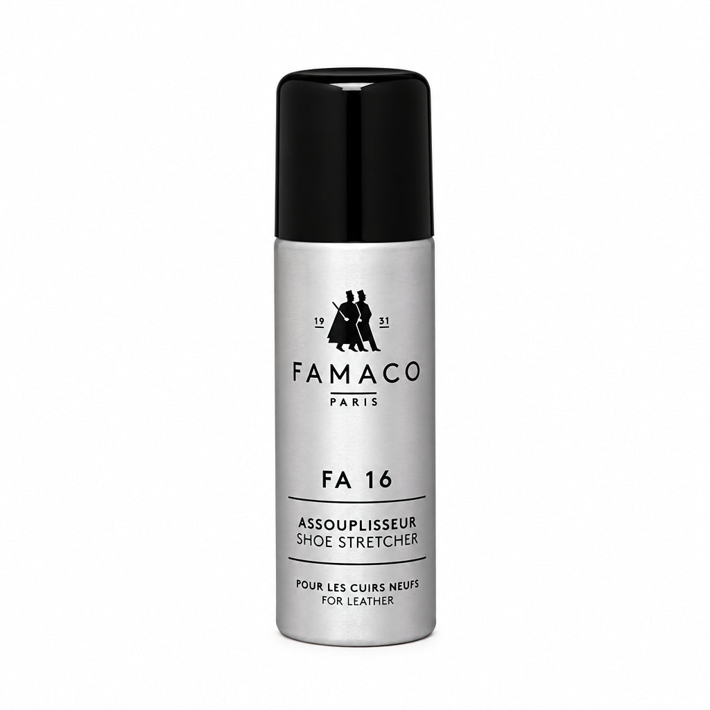 Aérosol assouplissant cuir Famaco FA 16 pour chaussures