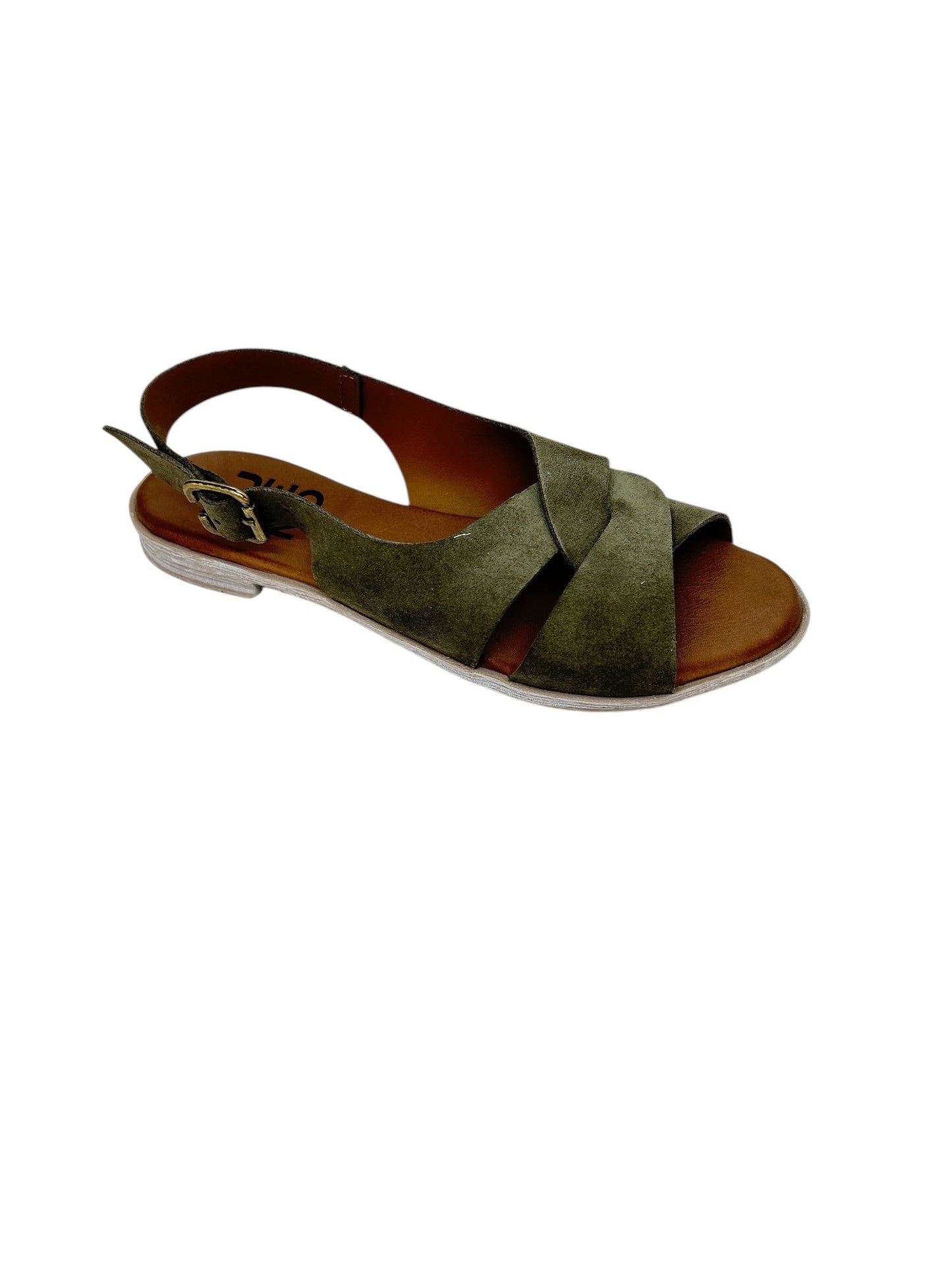 BUENO 3018 Kaki nu-pieds sandales