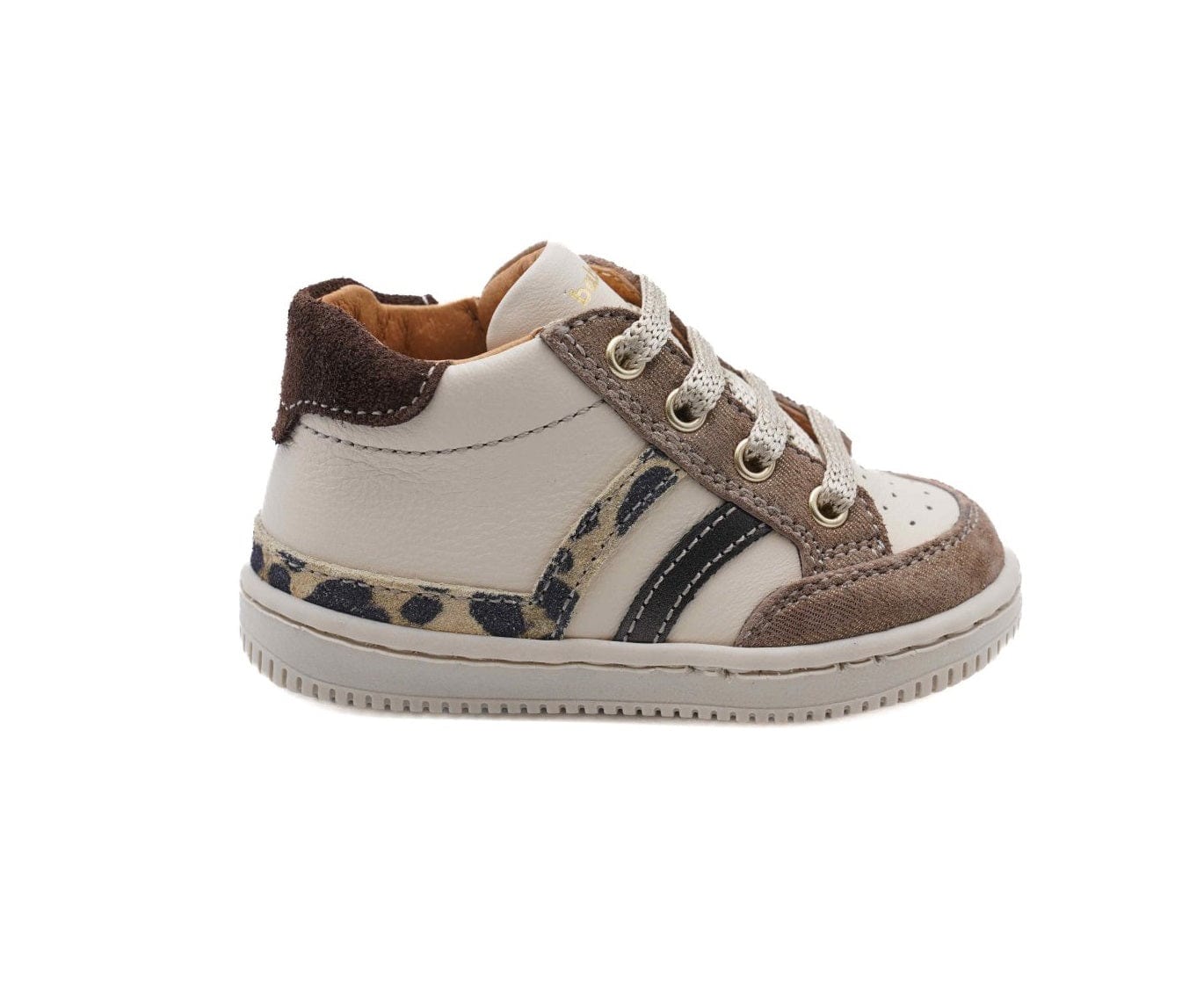 Chaussures hautes/Botillons 21 BABYBOTTE FLAMME zip Beige Léopard chaussures bottillons 15559272