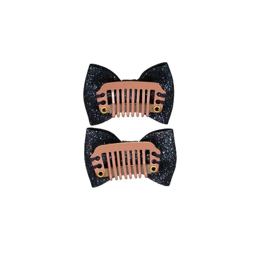 accessoires Barrettes mini papillon - Glitter bleu (paire) BP_42