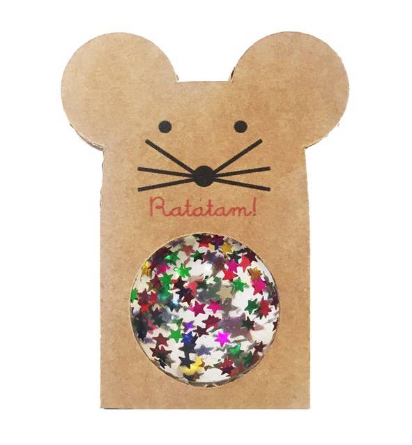 Ratatam! Balle rebondissante souris à étoiles43mm