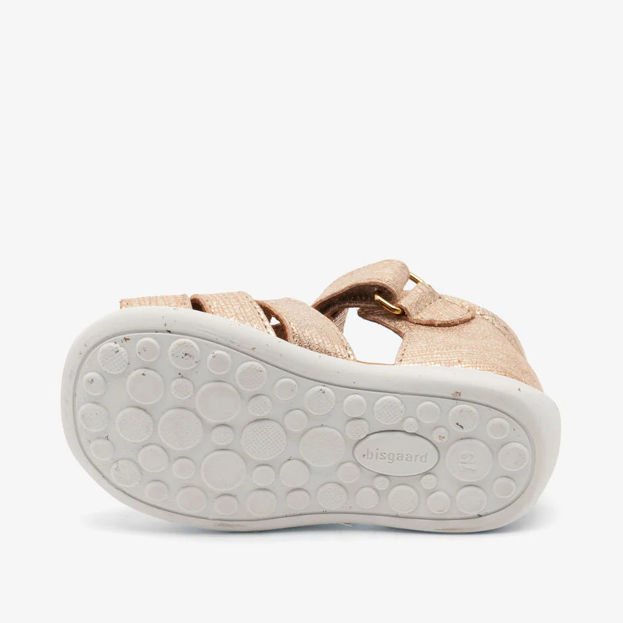 BISGAARD CARLY Rose platine sandales / nu pieds
