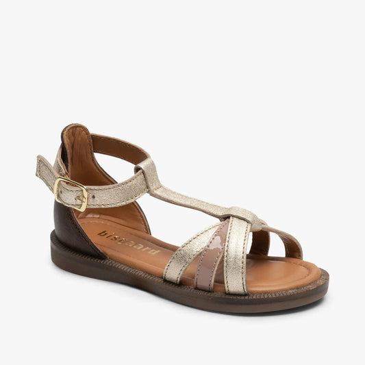 Sandales / Nu Pieds adulte 30 BISGAARD ADELE Gold Or sandales / nu pieds 5715243634565