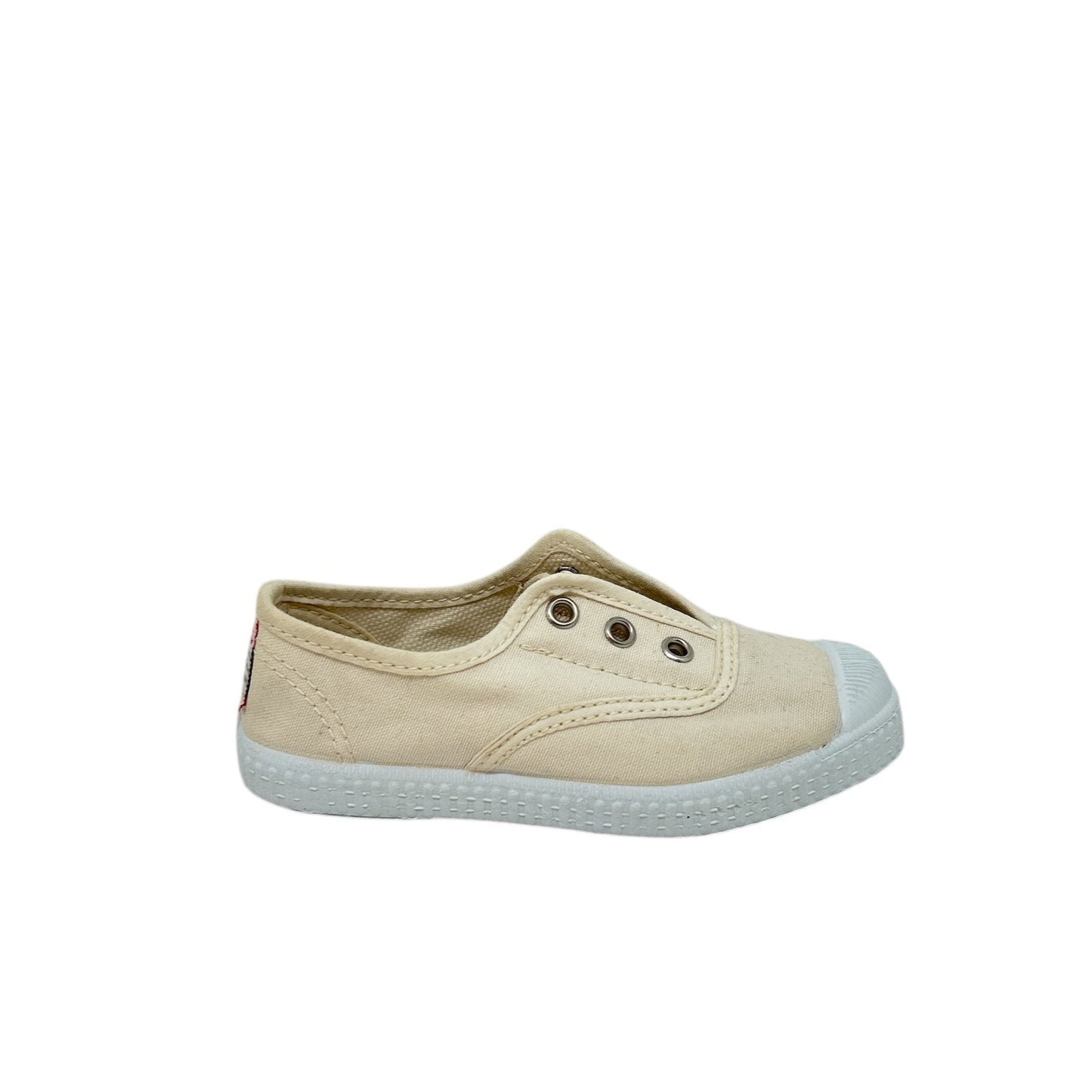 CIENTA TOILE élastique 70997 Sand Sable Toiles Espadrilles