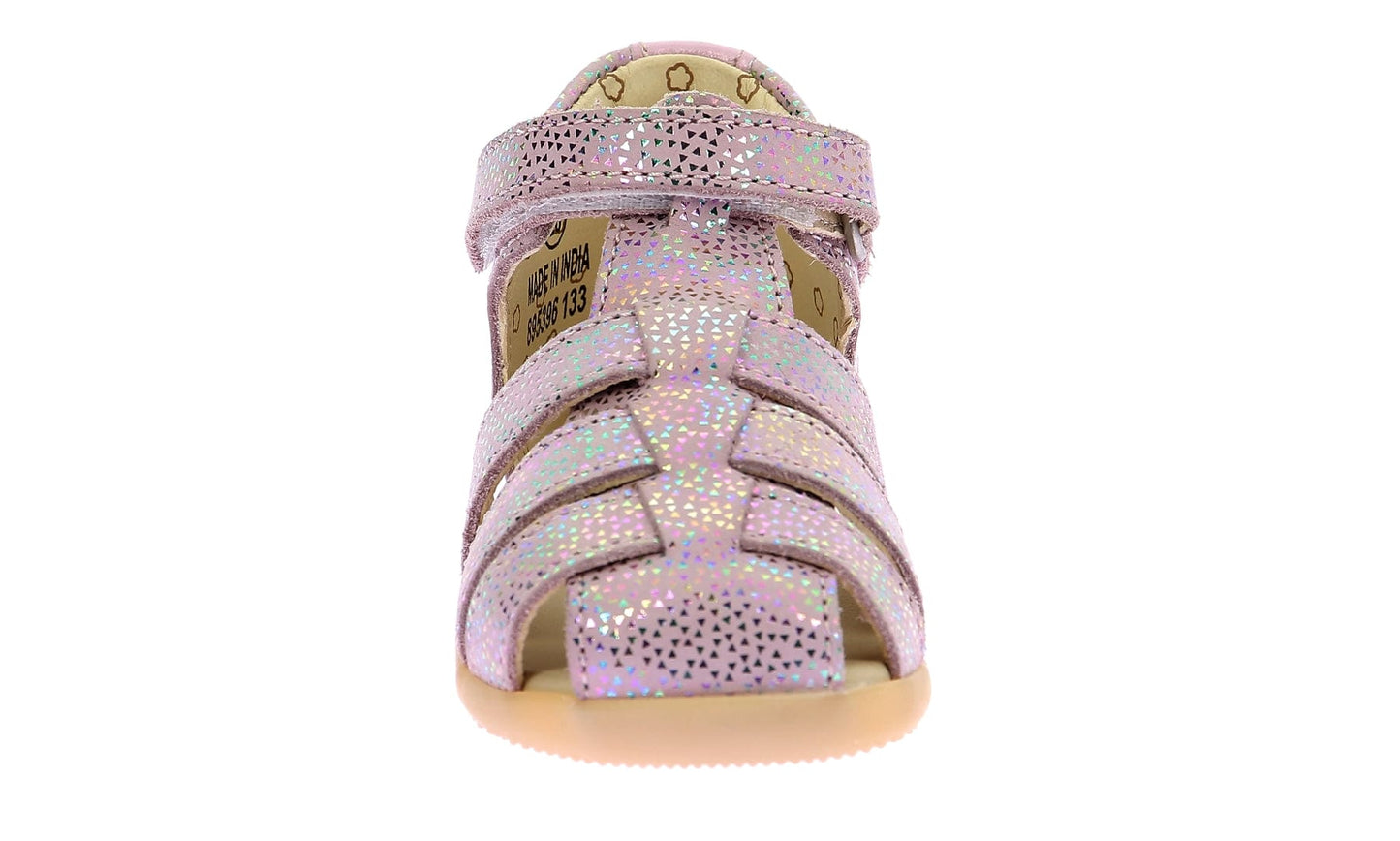Sandales / Nu Pieds KICKERS BIGFLO Rose Argent sandales