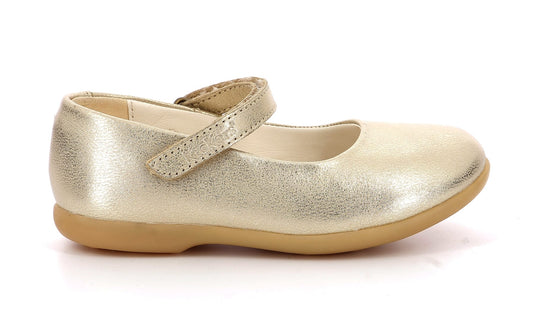 Babies/salomés KICKERS AMBELIE Or Champagne Ballerine à bride