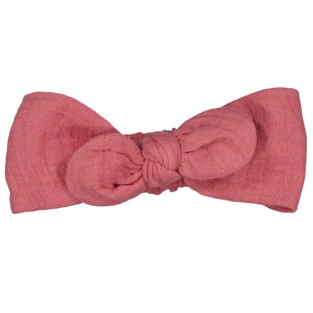 accessoires Bandeau mini - Double gaze framboise BB_19