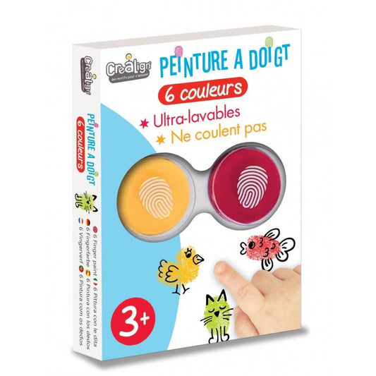 CREA LIGN Pack 6 encreurs à doigt