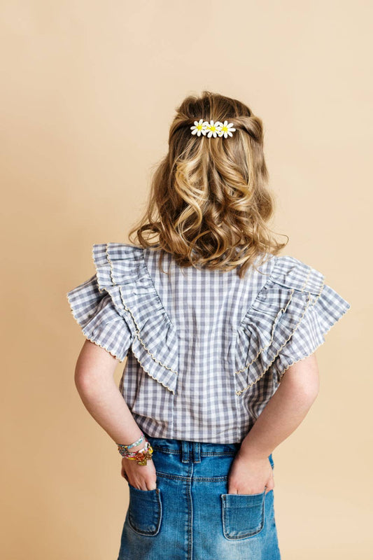 accessoires Barrette 3 marguerites F_116