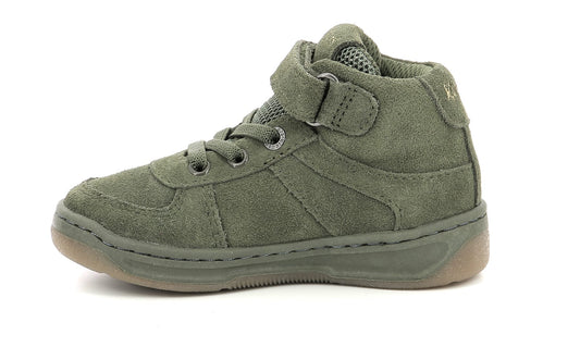 Chaussures hautes/Botillons 31 KICKERS KICKALIEN Kaki Chaussures Hautes Sneakers 3616424125846