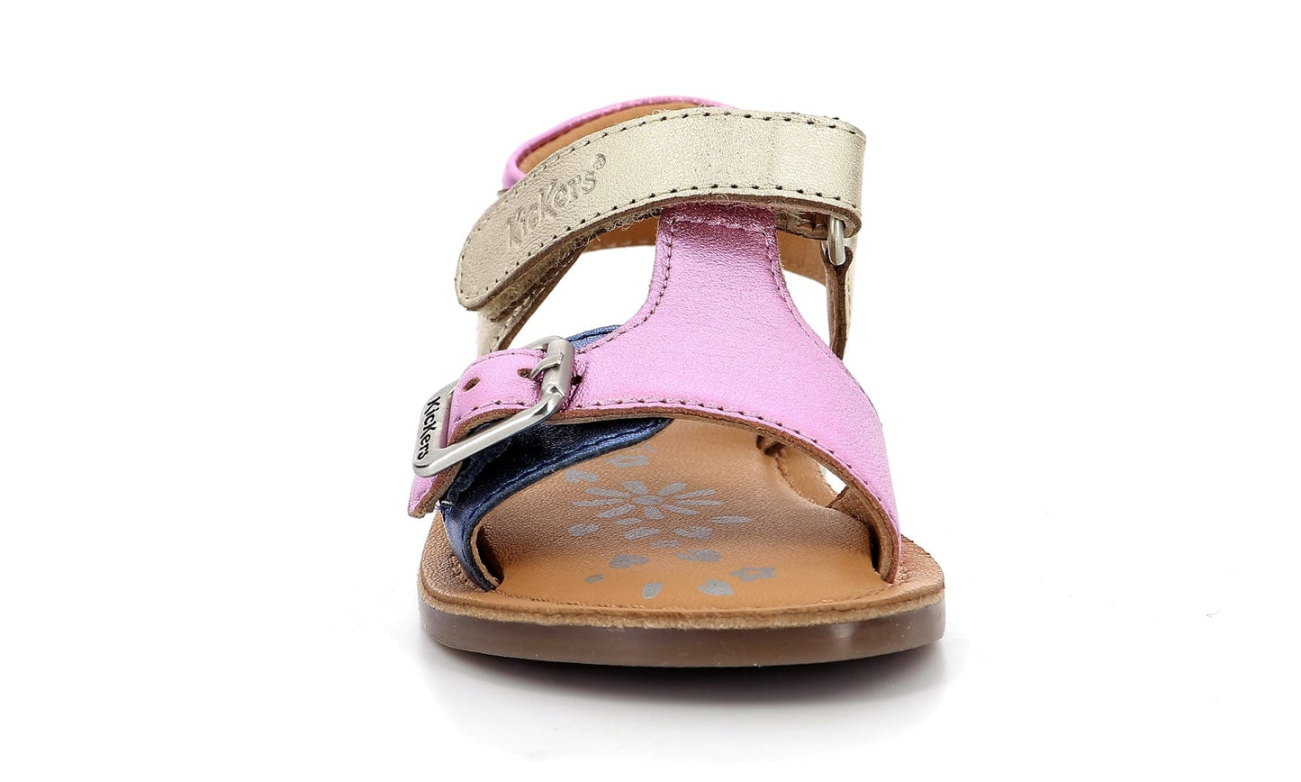 Sandales / Nu Pieds KICKERS DIAZZ Beige Marine Sandales Nu Pieds