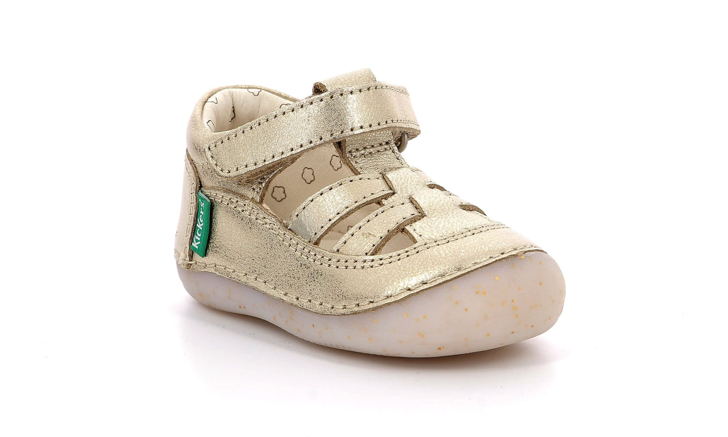 Babies/Salomés KICKERS SUSHY Champagne Premarche Salomés