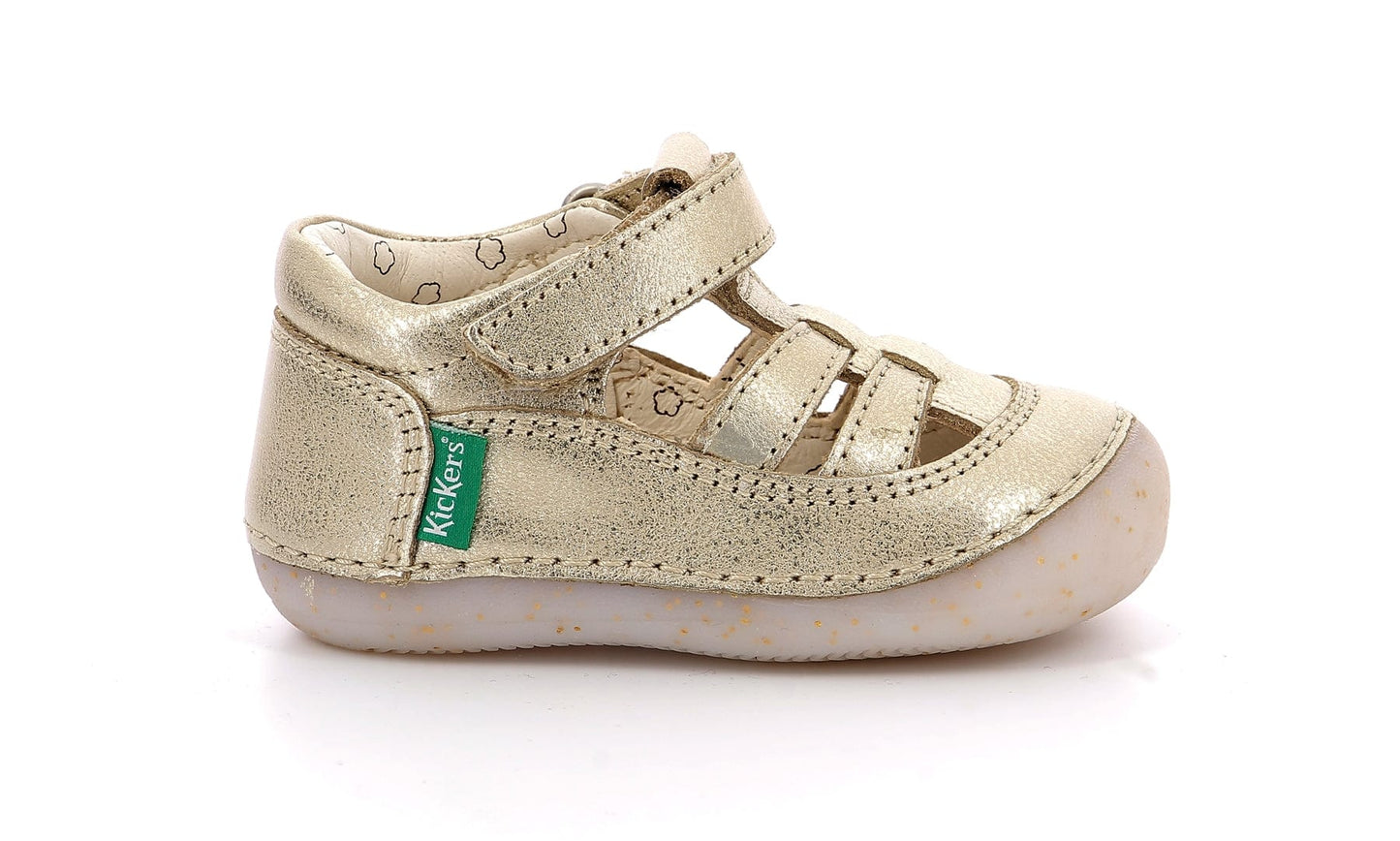 Babies/Salomés KICKERS SUSHY Champagne Premarche Salomés