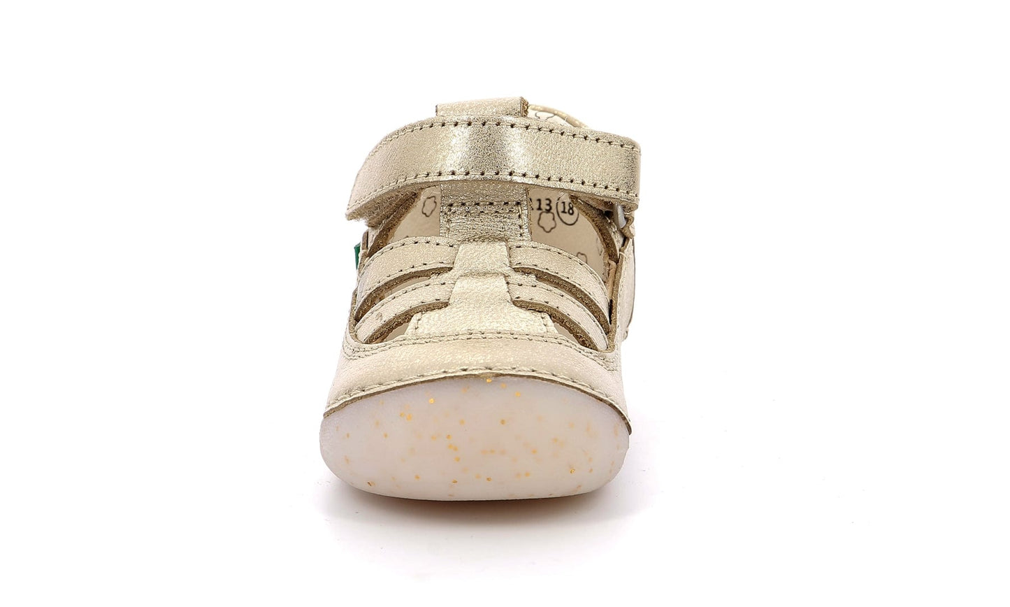Babies/Salomés KICKERS SUSHY Champagne Premarche Salomés