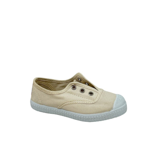 Toiles/Espadrilles CIENTA TOILE élastique 70997 Sand Toiles Espadrilles
