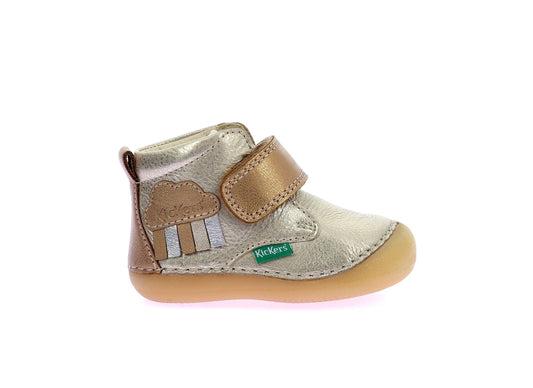 Pré marche KICKERS SABIO Beige Nuage bottillons premarche