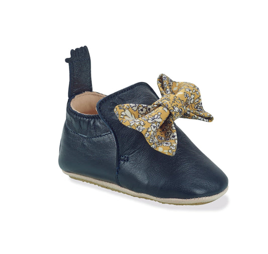 chausson 18/19 EZPZ MY BLUBLU Nœud Marine chaussons