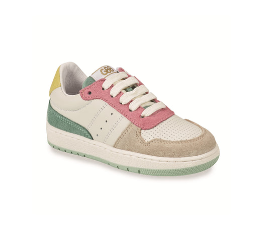 GBB TOCANI Blanc Pastel Chaussures Basses Baskets