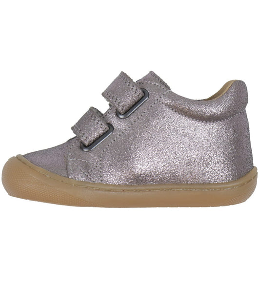 Chaussures Hautes/Botillons POM POM FIRST SPORT VELCRO Rose antico Glitter Premiers Pas Prémarche