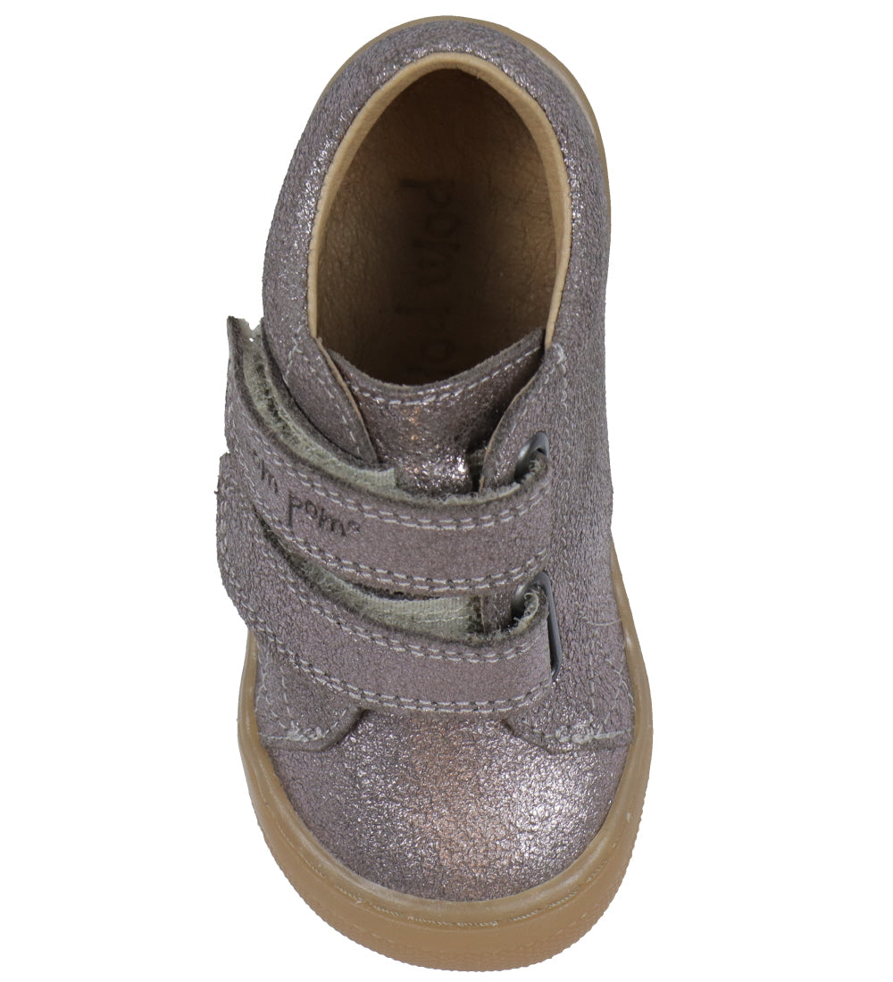 POM POM FIRST SPORT VELCRO Rose antico Glitter Premiers Pas Prémarche