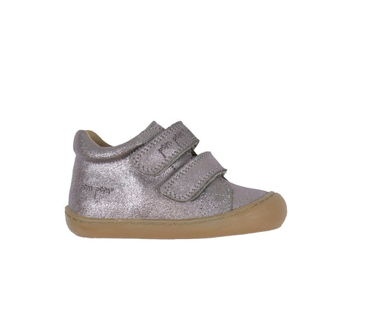 Chaussures Hautes/Botillons POM POM FIRST SPORT VELCRO Rose antico Glitter Premiers Pas Prémarche
