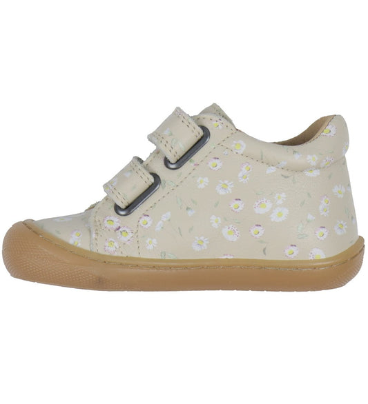 Chaussures Hautes/Botillons POM POM FIRST SPORT VELCRO Fleurs Premiers Pas Prémarche