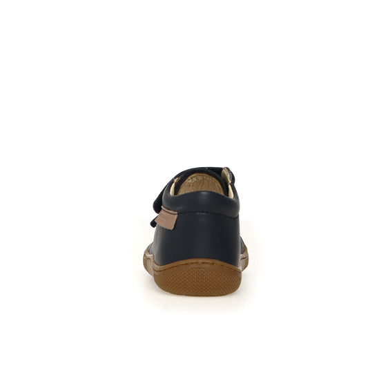 Pré marche NATURINO AMUR Velcro Navy chaussures bottillons Barefoot