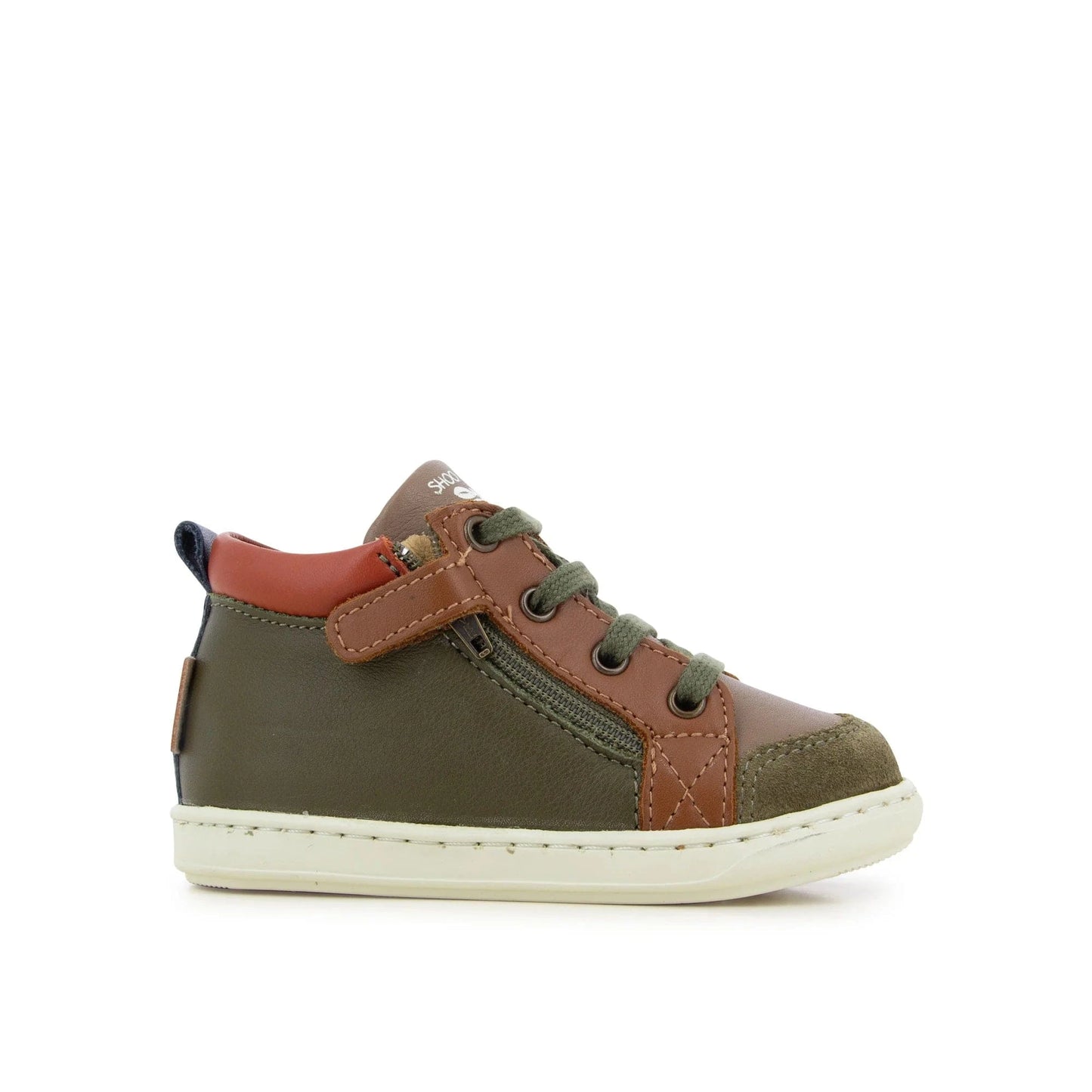Chaussures hautes/Botillons SHOO POM BOUBA BI ZIP Kaki Taupe bottillons