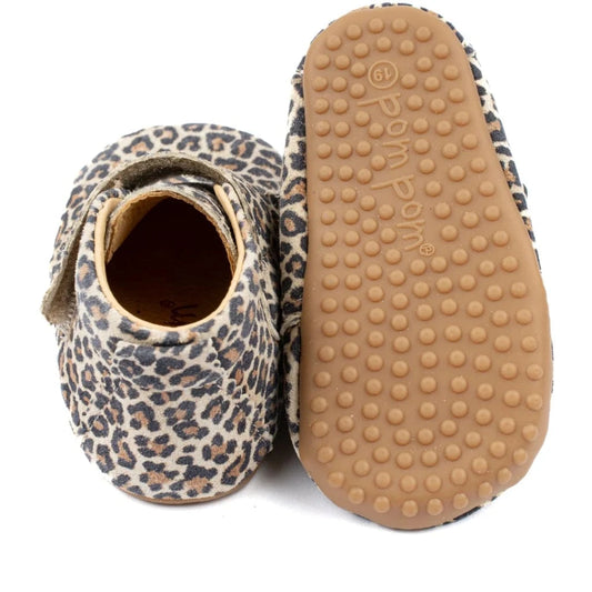 Chaussons POM POM BEGINNERS VELCRO léopard Chaussons Prémarche