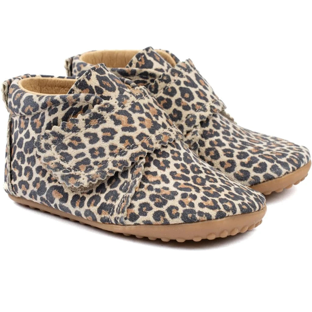 Chaussons POM POM BEGINNERS VELCRO léopard Chaussons Prémarche