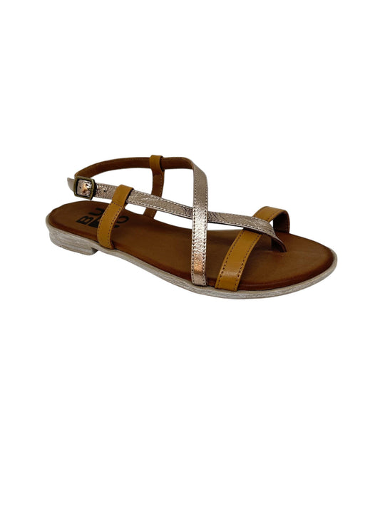 Sandales / Nu Pieds adulte BUENO 3002 Camel Bronze nu-pieds sandales