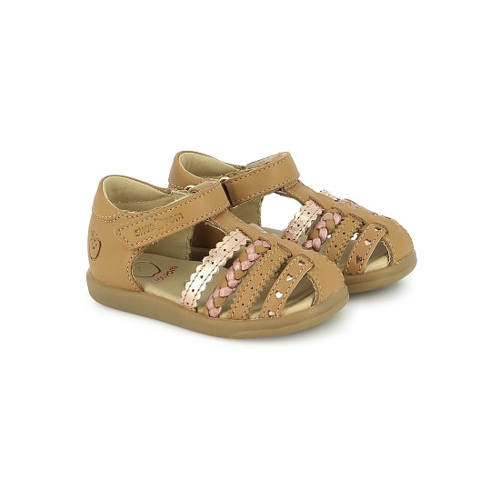 SHOO POM PIKA ETNIC Camel Sandales Nu Pieds