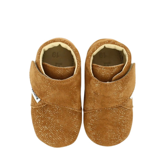 Chaussons BELLAMY TACA Camel Paillette Chaussons