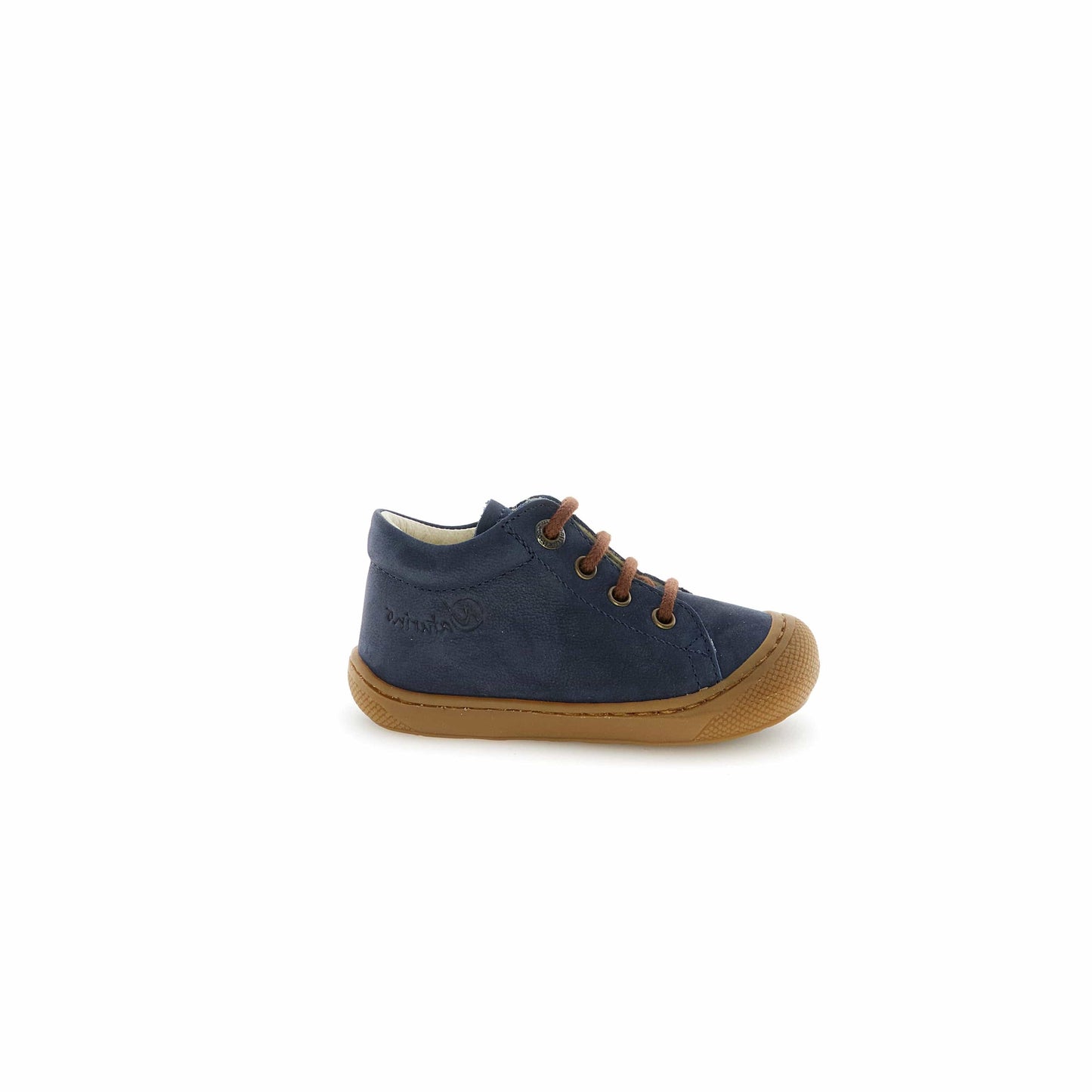 Pré marche NATURINO COCOON Navy Dark Brown bottillons