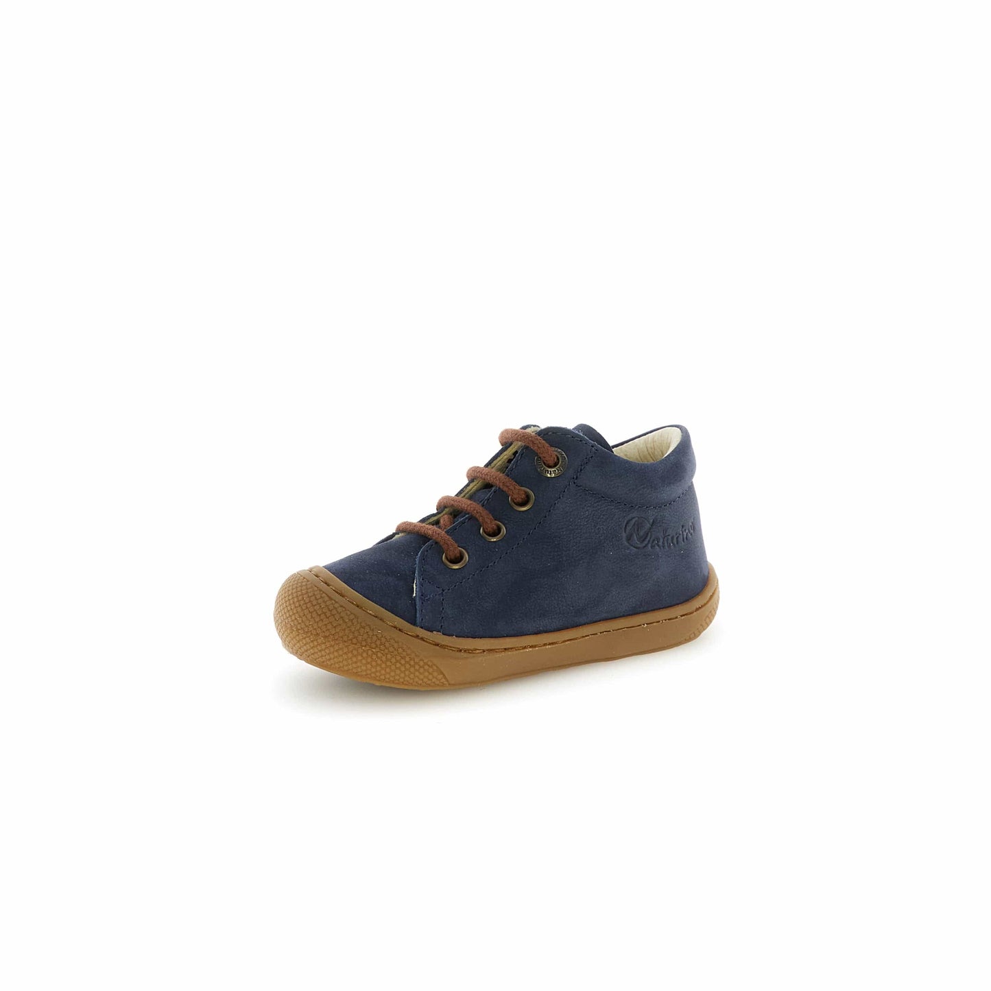 Pré marche NATURINO COCOON Navy Dark Brown bottillons