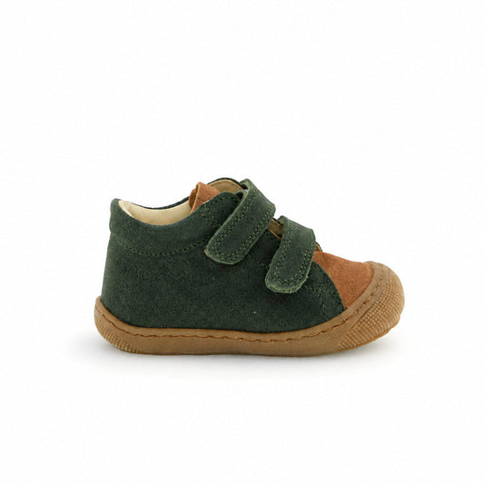 NATURINO COCOON Velcro Forest Cuoio bottillons Premiers Pas