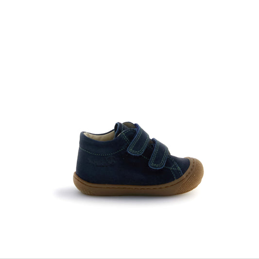 NATURINO COCOON Velcro Navy Olive bottillons Premiers Pas