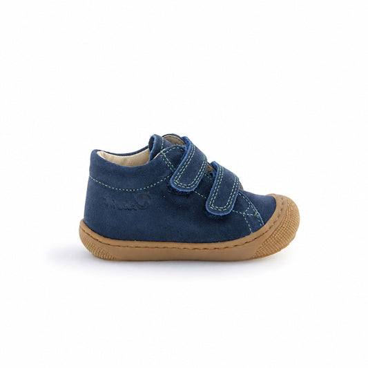 NATURINO COCOON Velcro Navy Olive bottillons Premiers Pas