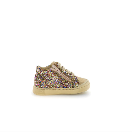 FALCOTTO SNOPES ZIP glitter Platinum Chaussures hautes Bottillons