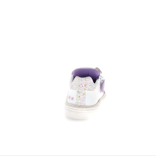 NATURINO PINN ZIP Pink White Lily chaussures Basses Baskets