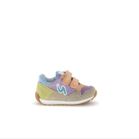NATURINO SAMMY VL Beige Lilas chaussures Basses Baskets