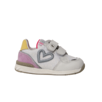 Chaussures Basses/Baskets/Sneakers FALCOTTO BELLE Blanc Lilas Baskets Cuir