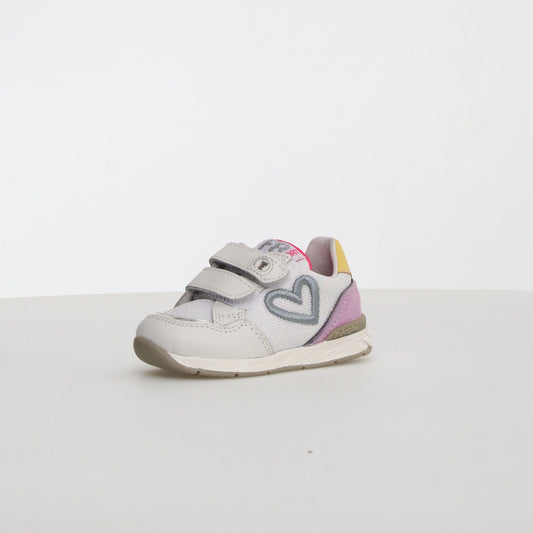 Chaussures Basses/Baskets/Sneakers FALCOTTO BELLE Blanc Lilas Baskets Cuir
